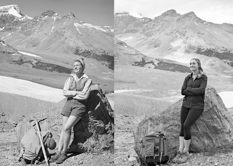 Left: Gen in 1947 and Right: Her Granddaughter Kylie in 2017