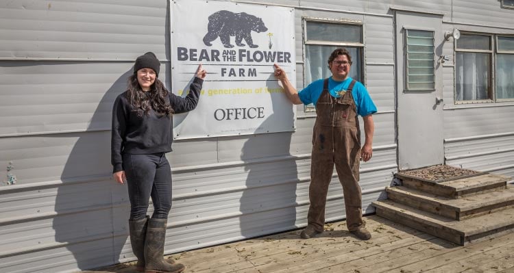 Farmers showcase the Bear and the Flower Farm