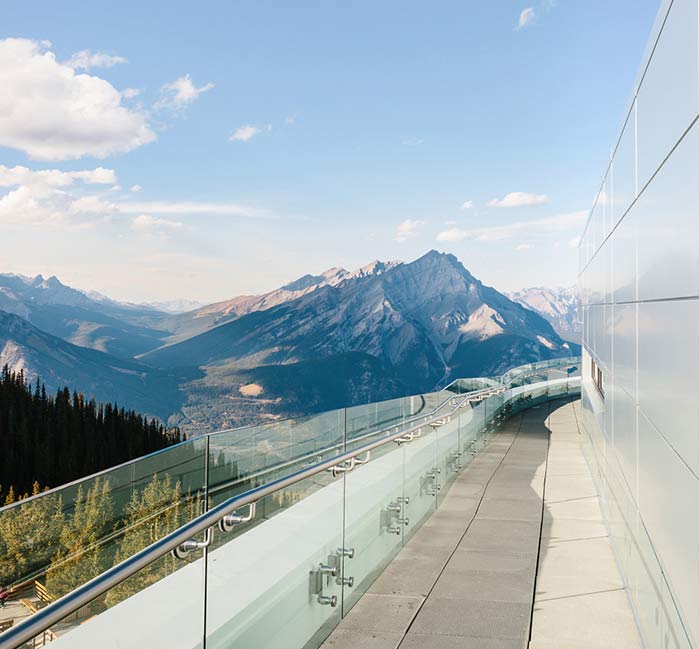 Rooftop ramp at the Banff gondola