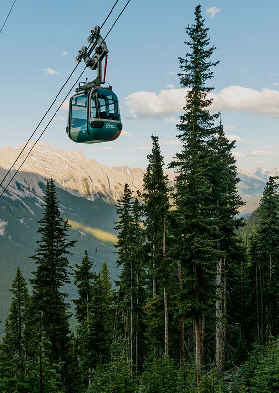 Banff Gondola on Sulphur Mountain