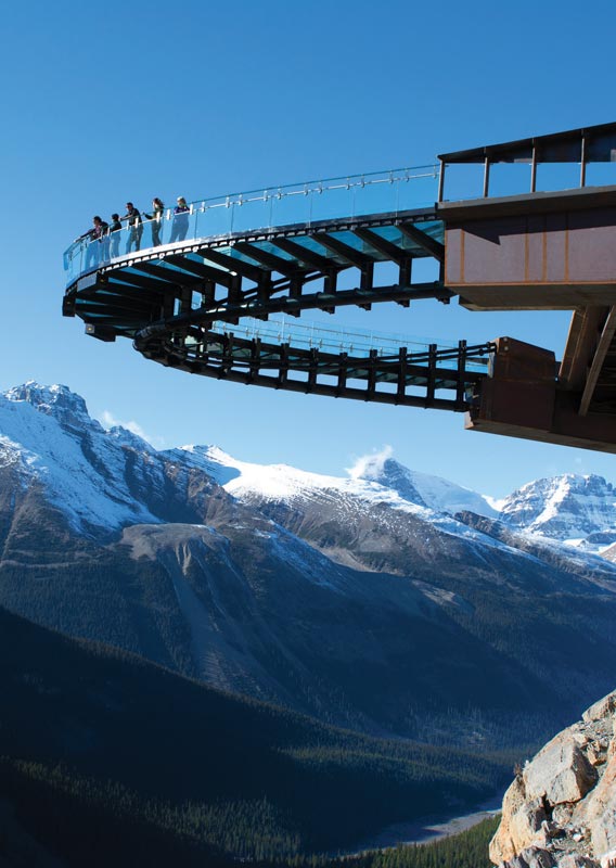 Columbia Icefield Skywalk Athabasca Glacier in Jasper