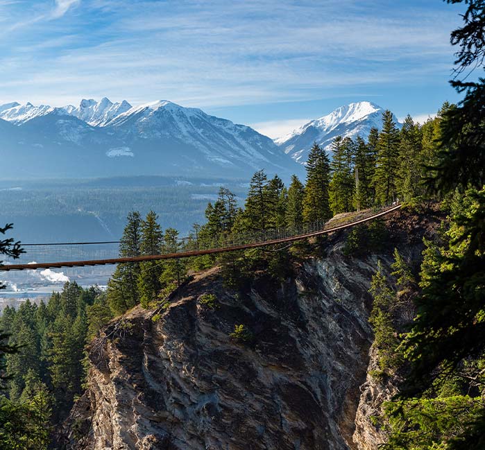 Golden Skybridge Now Open Suspension Bridge Golden, BC