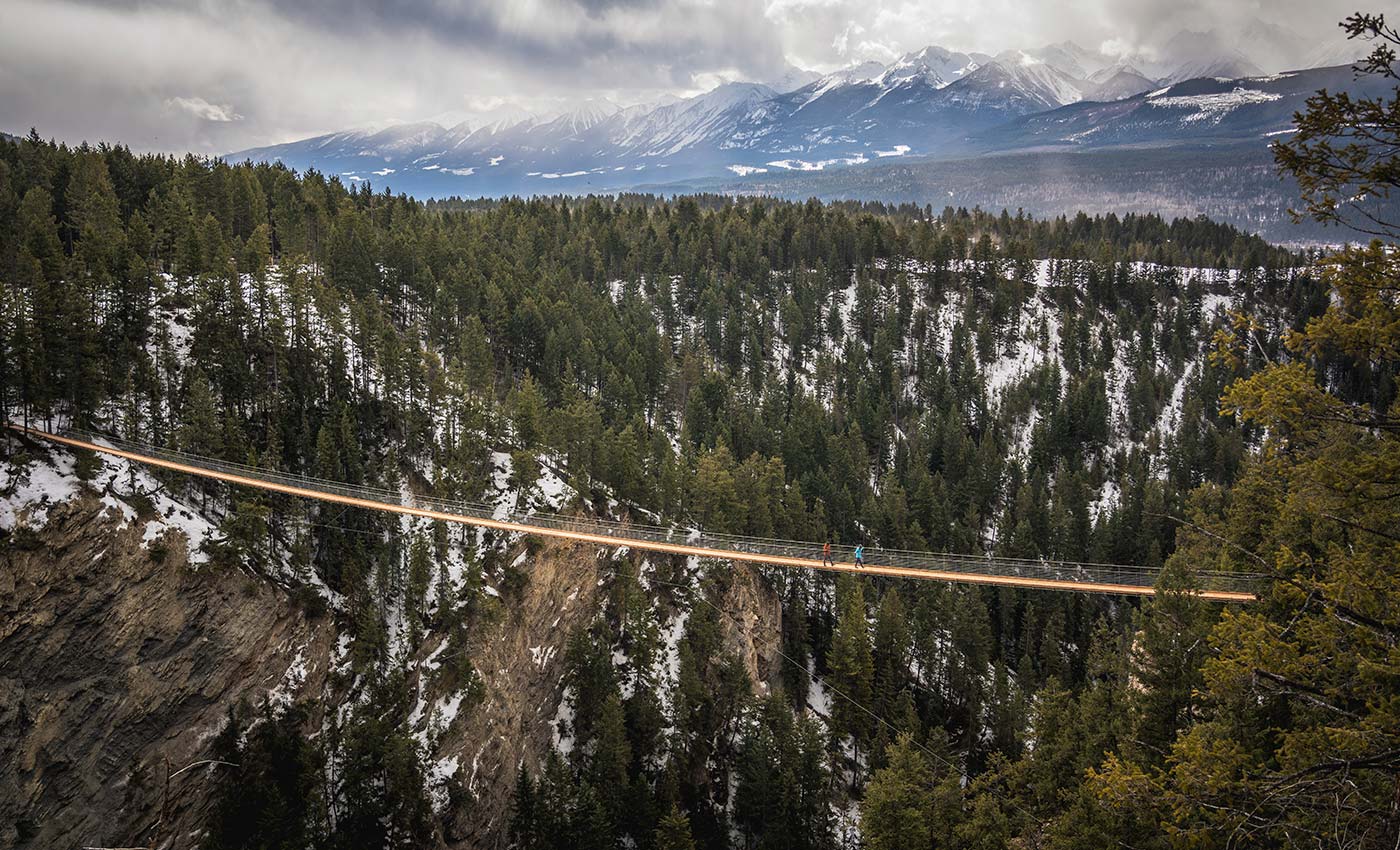 Golden Skybridge Opens May 2021: Suspension Bridge Golden, BC