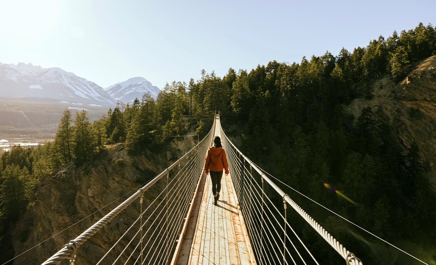 Golden Skybridge Now Open Suspension Bridge Golden, BC
