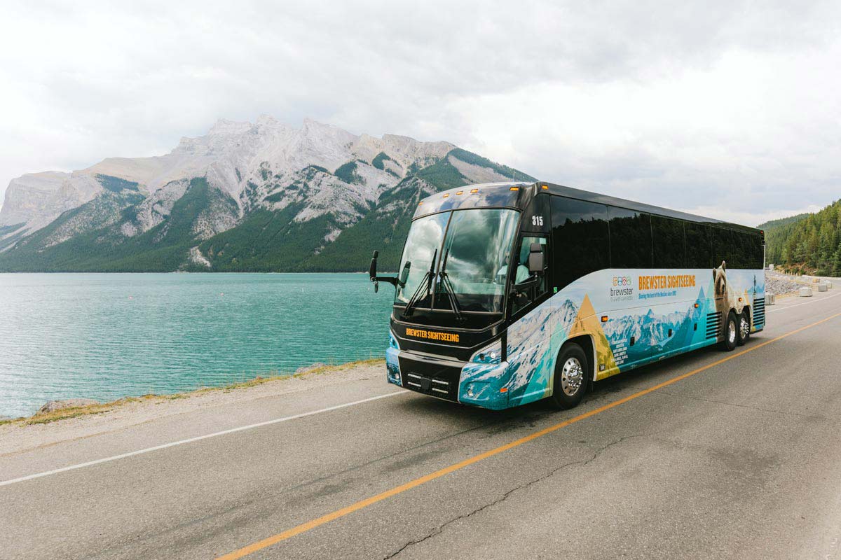 brewster tours banff to jasper