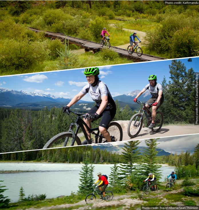 Pyramid Lake Resort boat & bike rentals Summer activities Jasper