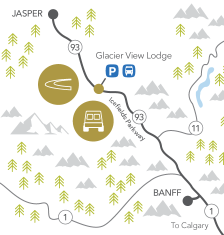 Glacier View Lodge location