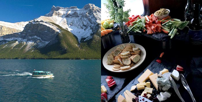 Banff Lake Cruise with Wine and Cheese