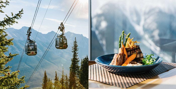 Banff Gondola and dinner at Sky Bistro