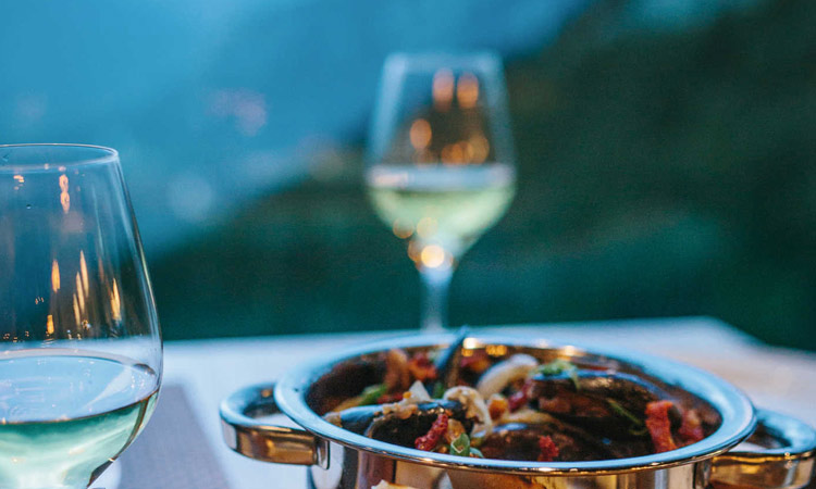Dining with a view at Sky Bistro