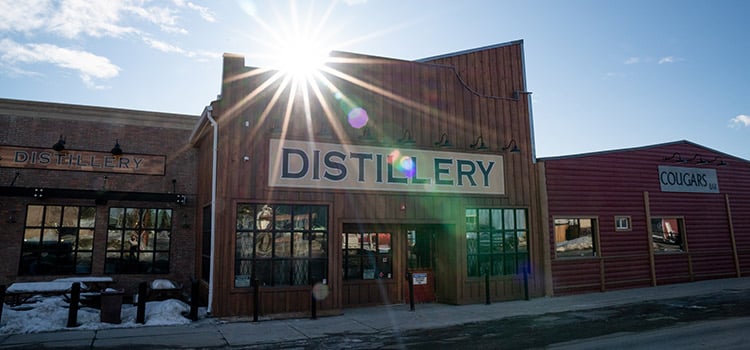 The store front of Eau Claire Distillery