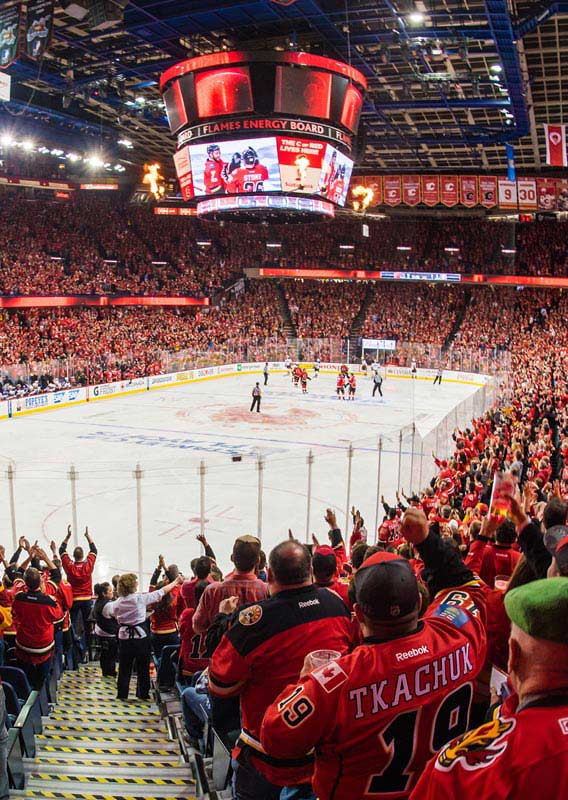 Calgary Flames Hockey Game Brewster Travel Canada