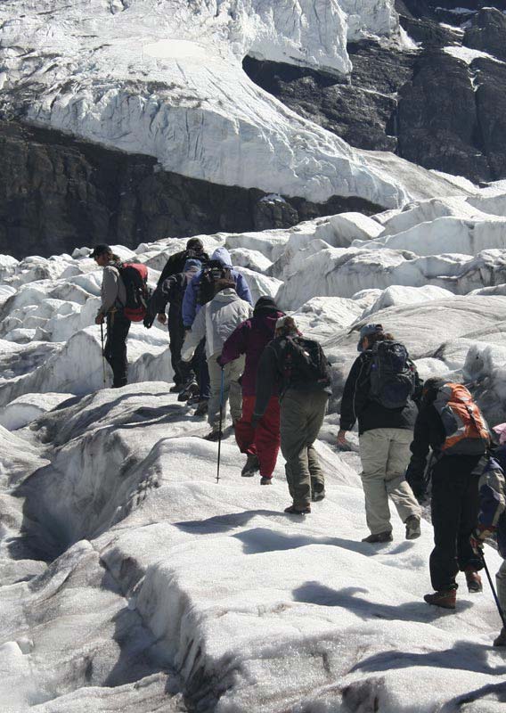 glacier guided hikes