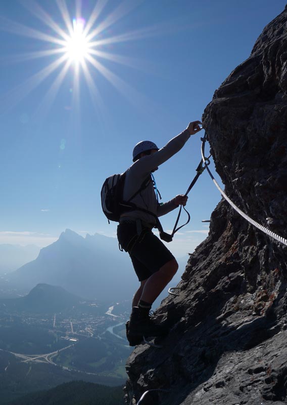 Via Ferrata above Banff