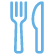 fork and knife icon
