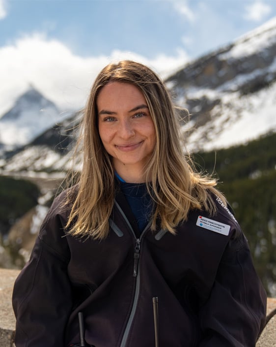 Portrait of Reed Panchyshyn at the Columbia Icefield