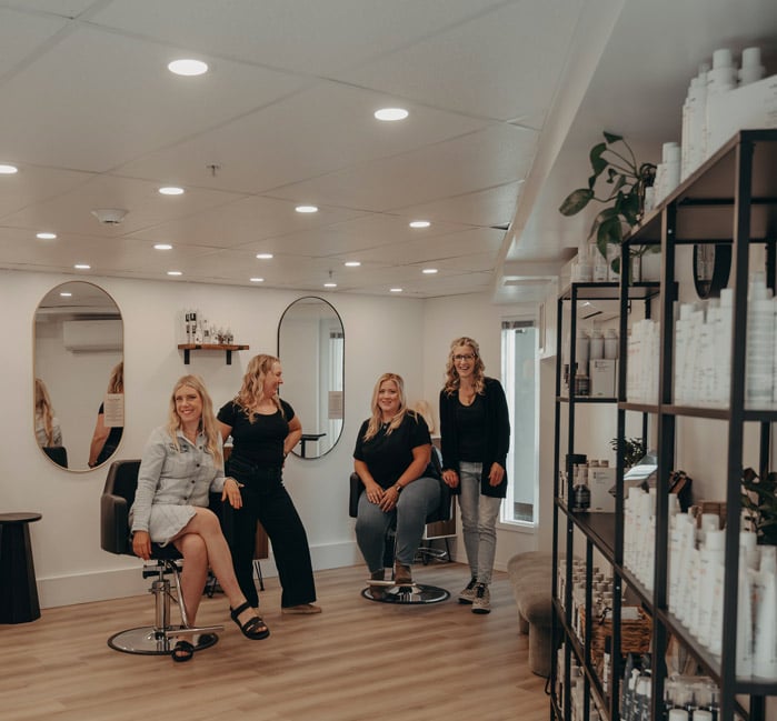 The hairstylists from HaarHaus Jasper Hair Studio