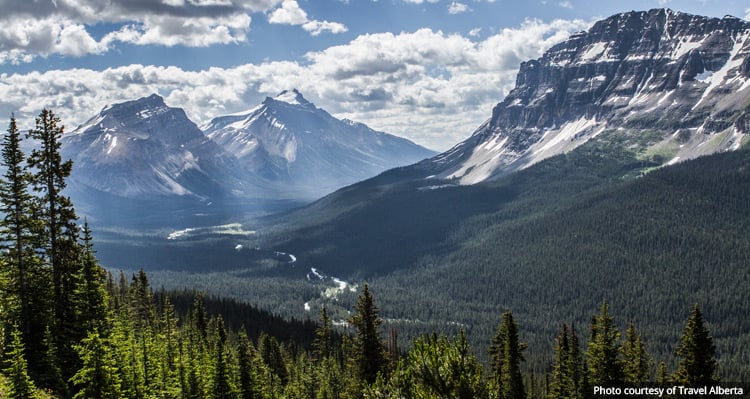 View from Lake Helen Hike in Banff National Park