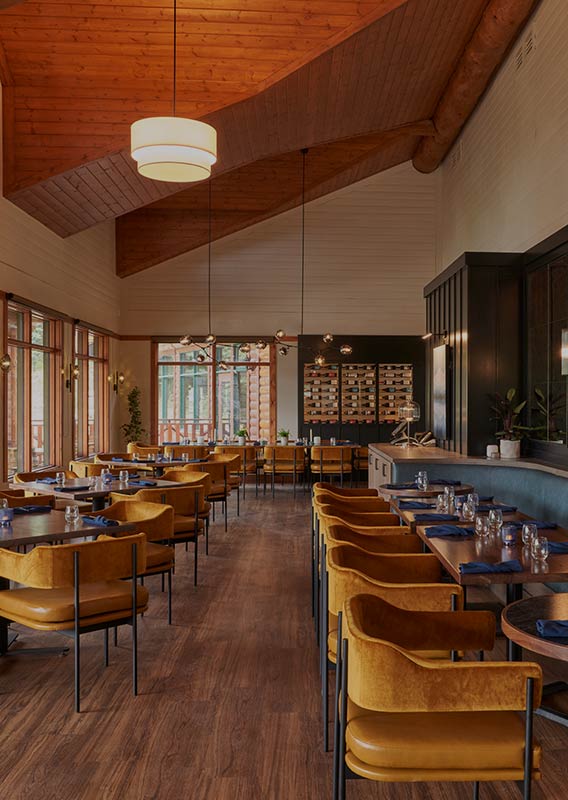 Aalto's interior dining room