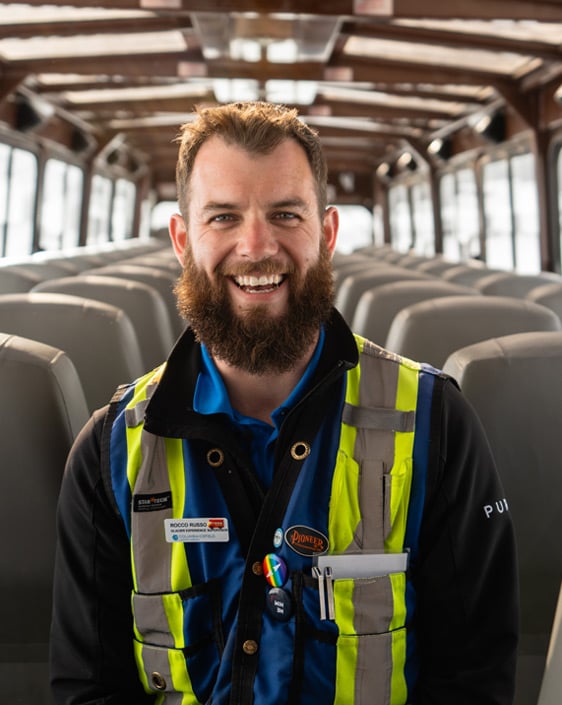Portrait of Rocco Russo at Columbia Icefield